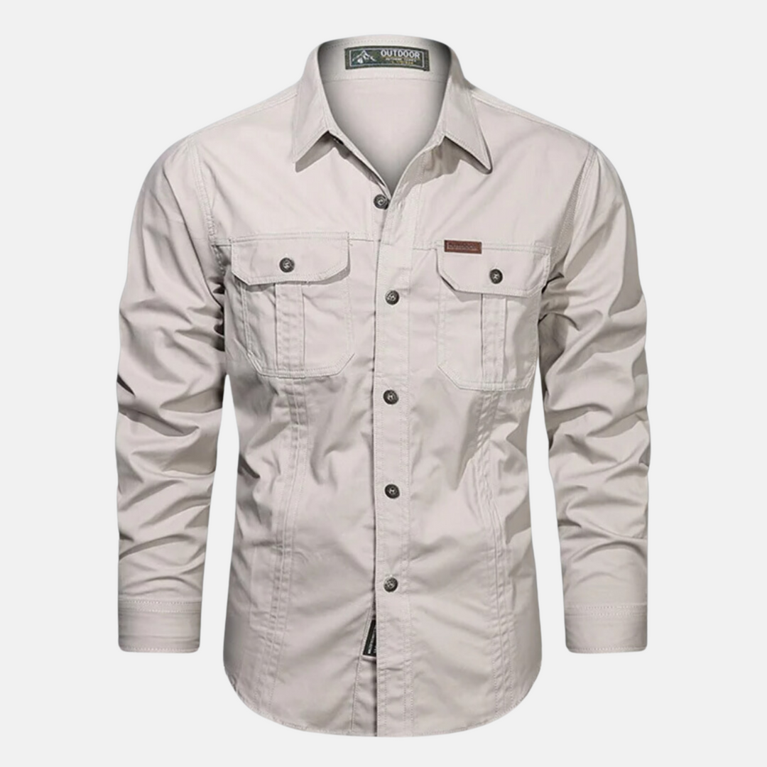 Levoire | Chemise Cargo Premium Beige