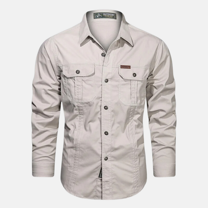 Levoire | Chemise Cargo Premium Beige