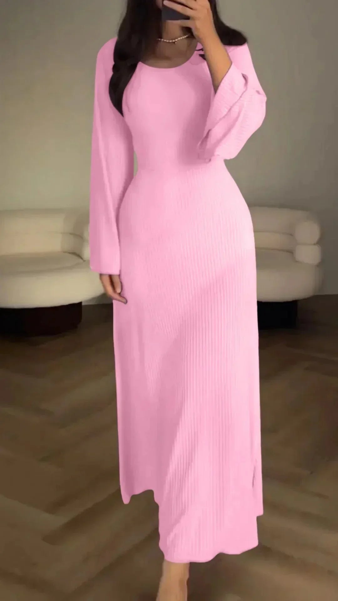 Levoire | Robe d'été élégante et raffinée Rose pâle