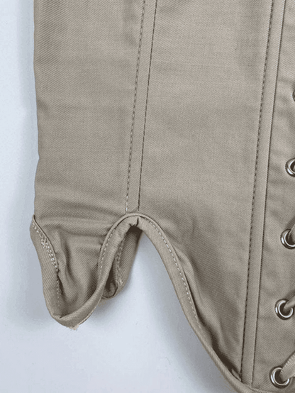 Levoire | Haut De Corset À Lacets Asymétriques