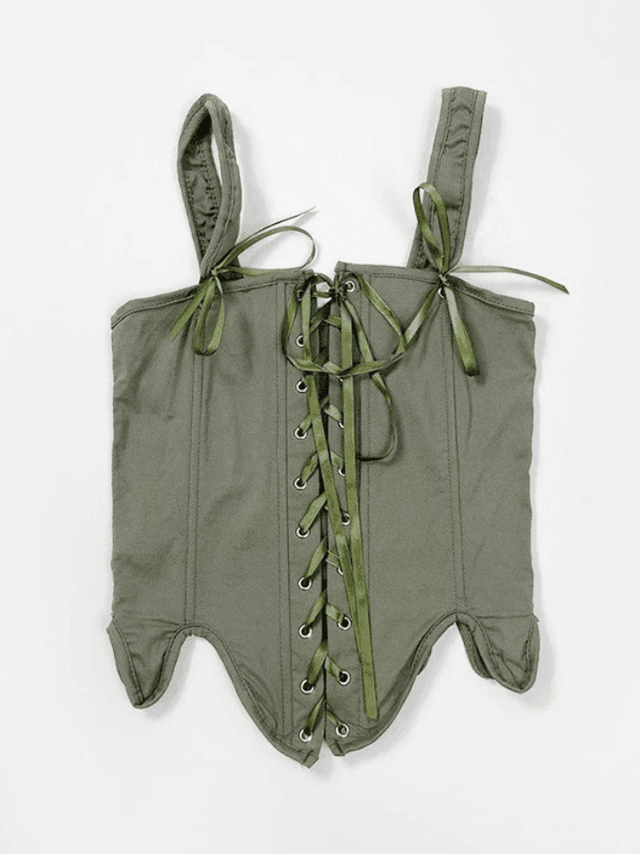 Levoire | Haut De Corset À Lacets Asymétriques