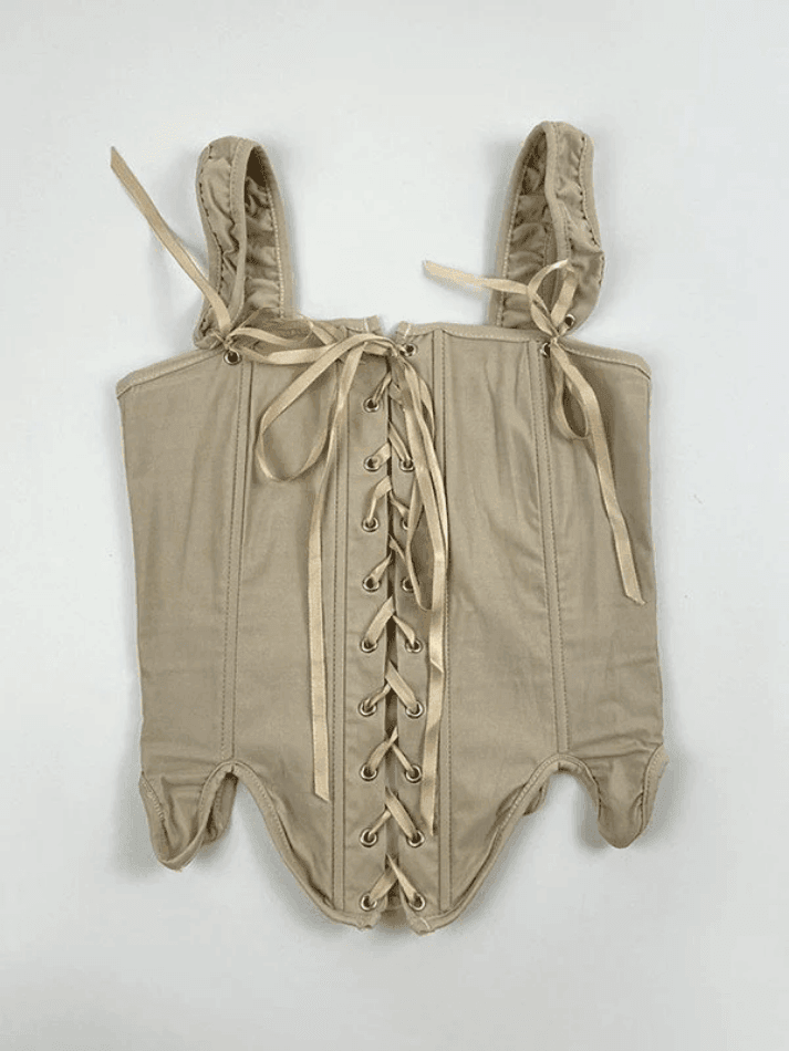 Levoire | Haut De Corset À Lacets Asymétriques