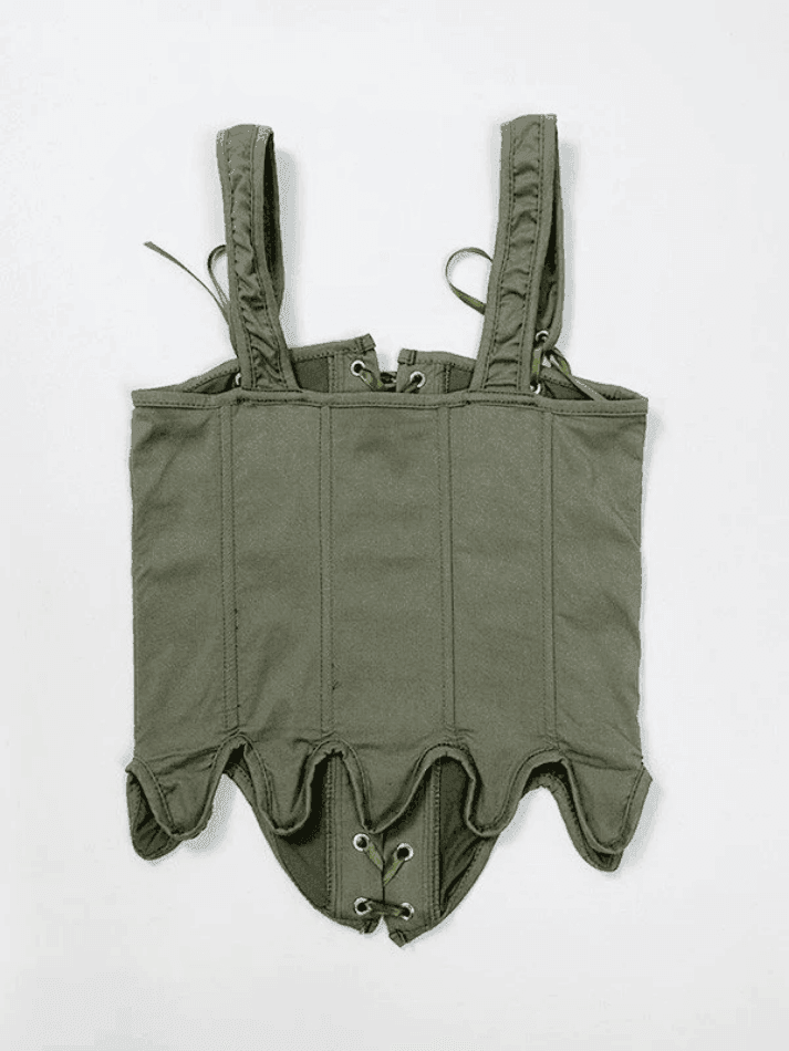 Levoire | Haut De Corset À Lacets Asymétriques