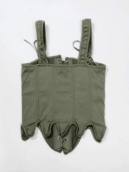 Levoire | Haut De Corset À Lacets Asymétriques