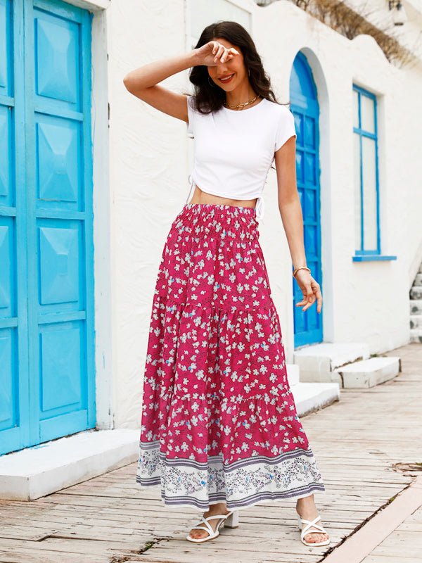 Levoire | Femme Vêtements de loisirs Boho Imprimé Jupe