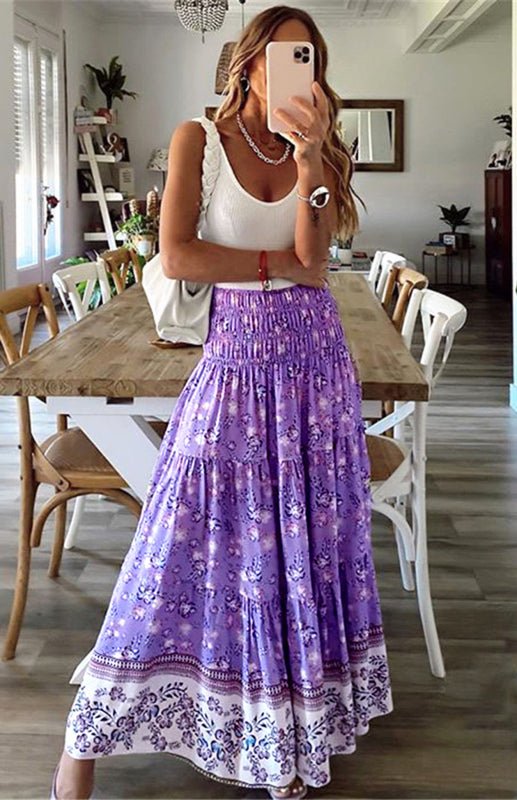 Levoire | Femme Vêtements de loisirs Boho Imprimé Jupe