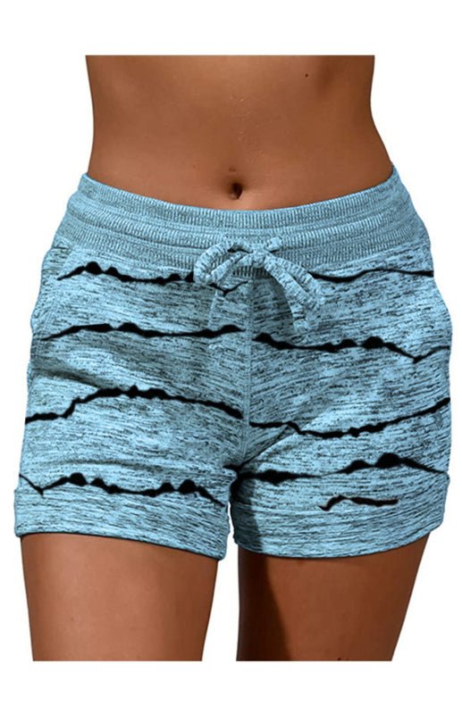 Levoire | Shorts taille stretch pour femmes en vêtements de loisirs Azur ciel