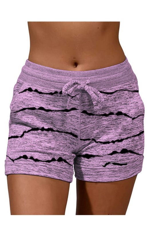 Levoire | Shorts taille stretch pour femmes en vêtements de loisirs Violet