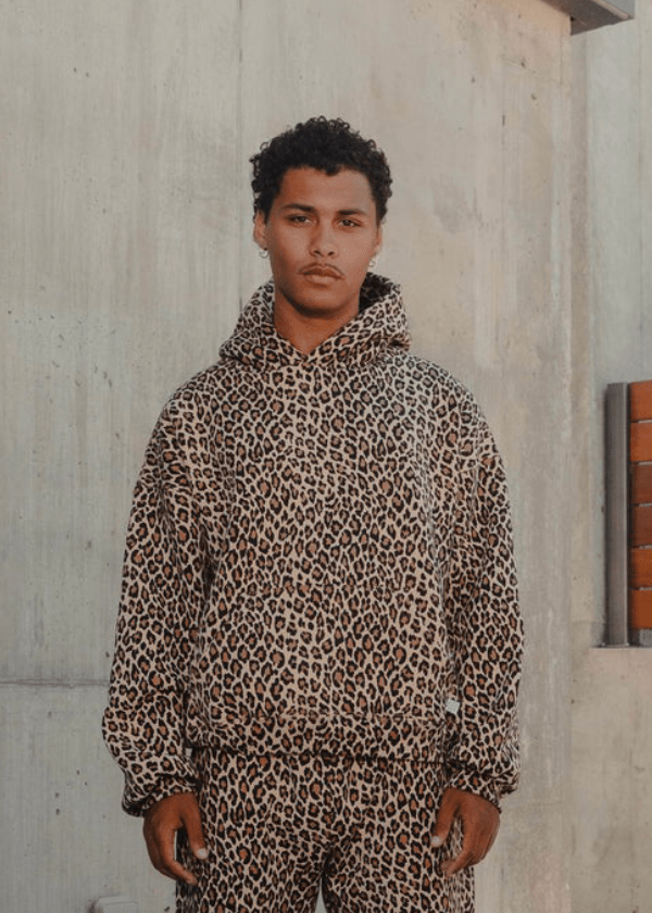 Levoire | Imprimé léopard Sweat à capuche Femme Pull Pull Gilet