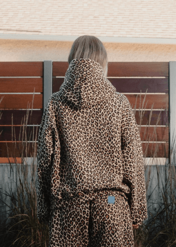 Levoire | Imprimé léopard Sweat à capuche femme Sweatshirt Pull Gilet