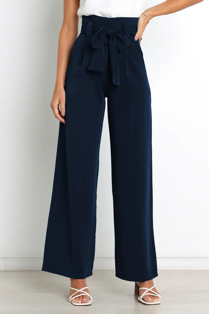 Levoire | Pantalon Avec Nœud Et Jambe Large