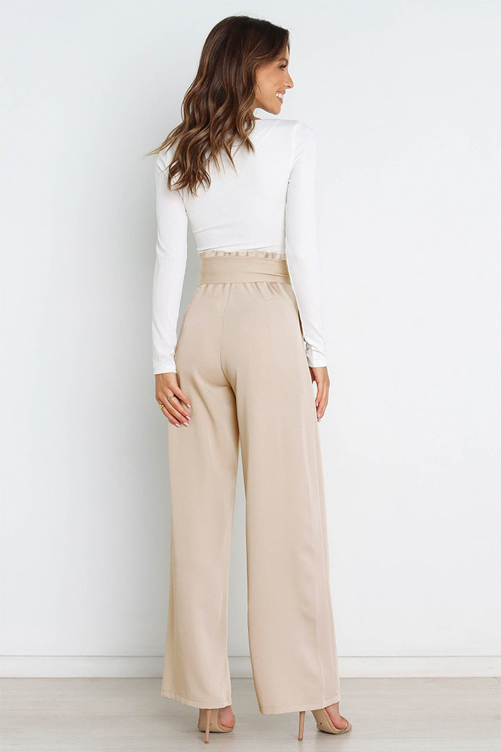 Levoire | Pantalon Avec Nœud Et Jambe Large