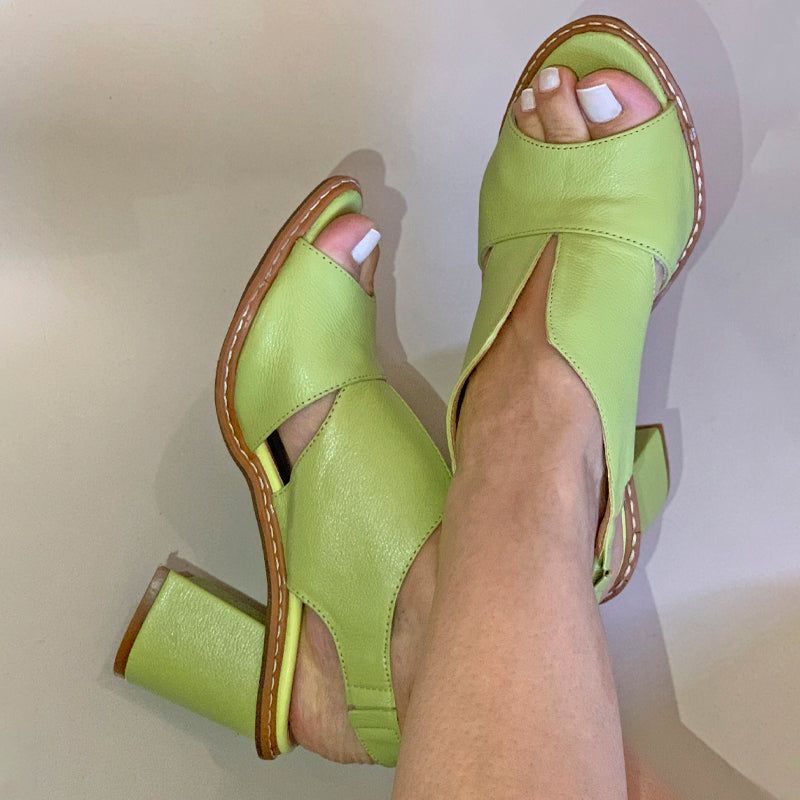 Levoire | Chic Bottes Hautes Pour Femmes Vert clair