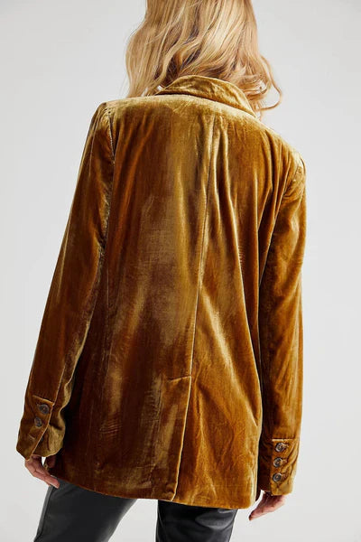 Levoire | Veste Décontractée À Revers À Manches Longues Avec Bouton