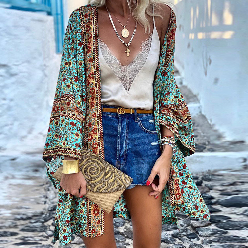 Levoire | Boho Cardigan Pour Femmes Kimono D'Été Léger Avec Design Élégant