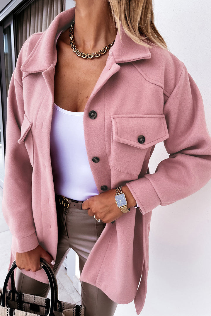 Levoire | Manteau décontracté et à la mode Rose XL