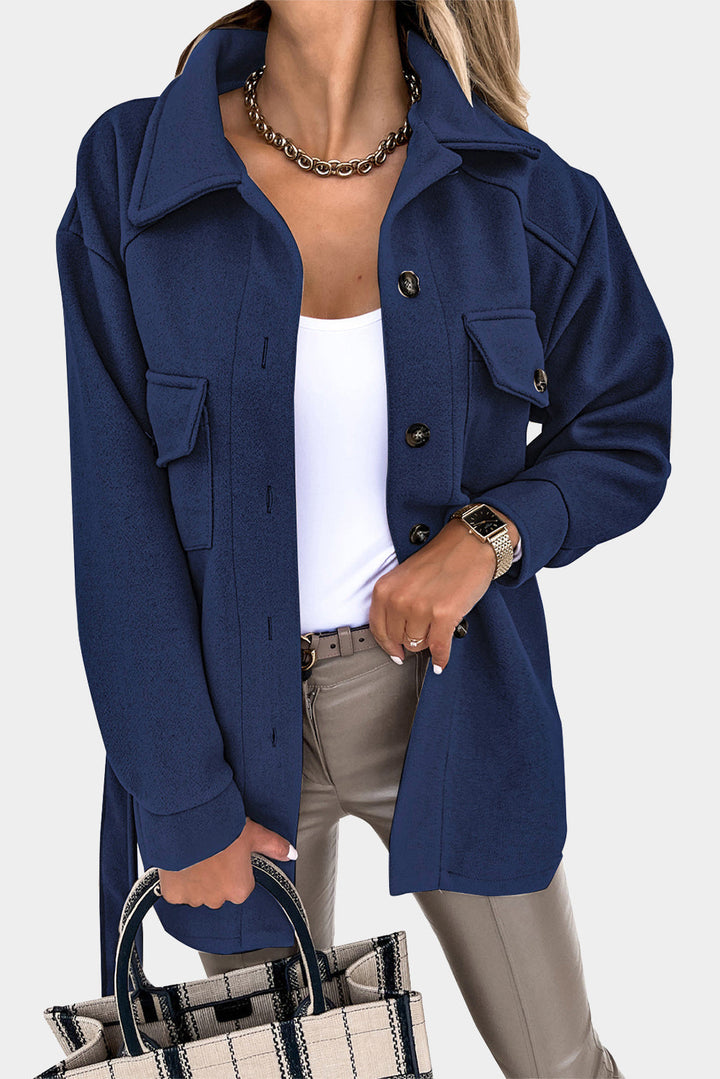 Levoire | Manteau décontracté et à la mode Bleu M