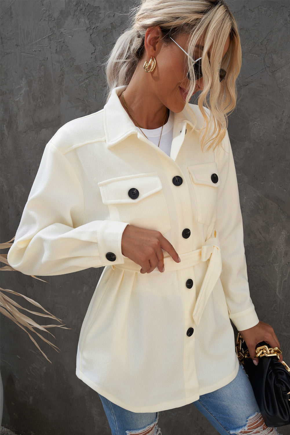 Levoire | Manteau décontracté et à la mode Beige XL