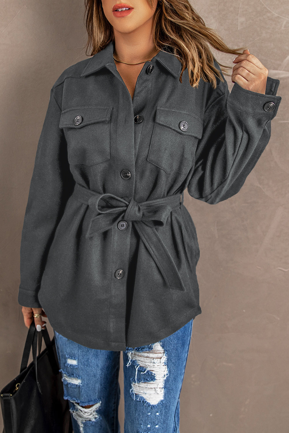 Levoire | Manteau décontracté et à la mode Gris L