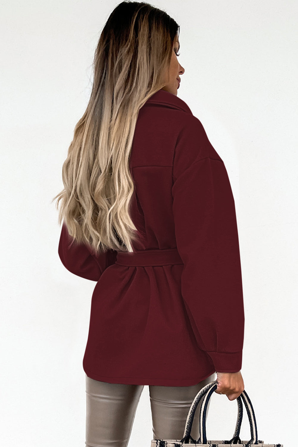 Levoire | Manteau décontracté et à la mode Rouge M