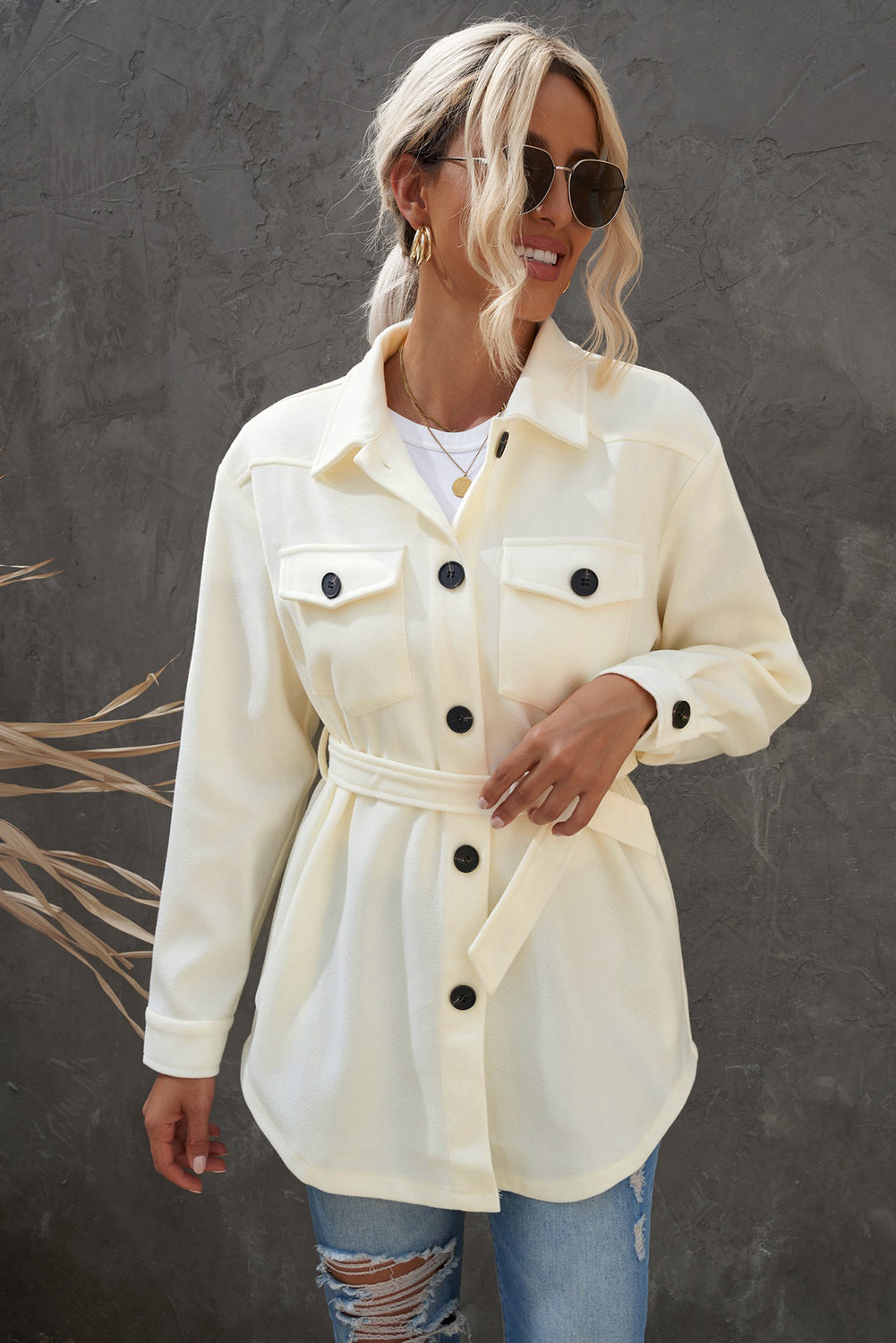 Levoire | Manteau décontracté et à la mode Beige L