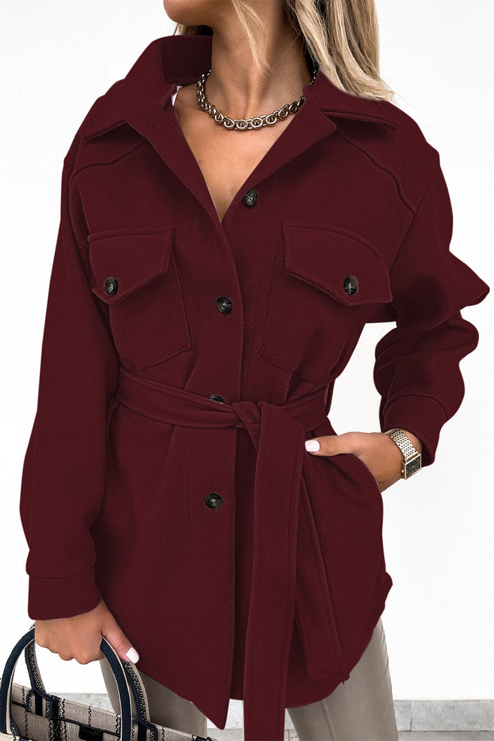Levoire | Manteau décontracté et à la mode Rouge L