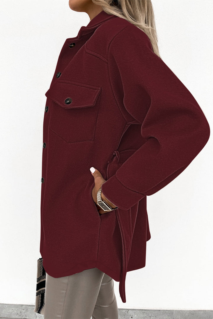 Levoire | Manteau décontracté et à la mode Rouge XL