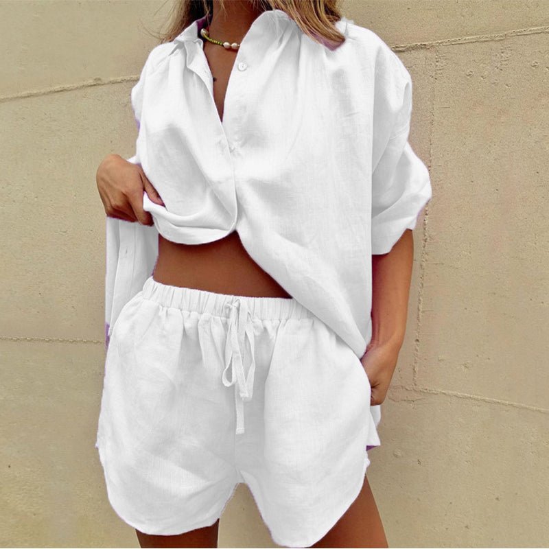 Levoire | Ensemble Élégant 2 Pièces Blanc