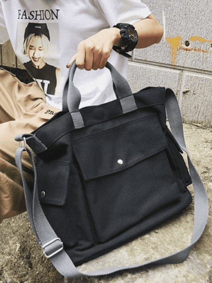 Levoire | Grand Sac En Toile Bandoulière