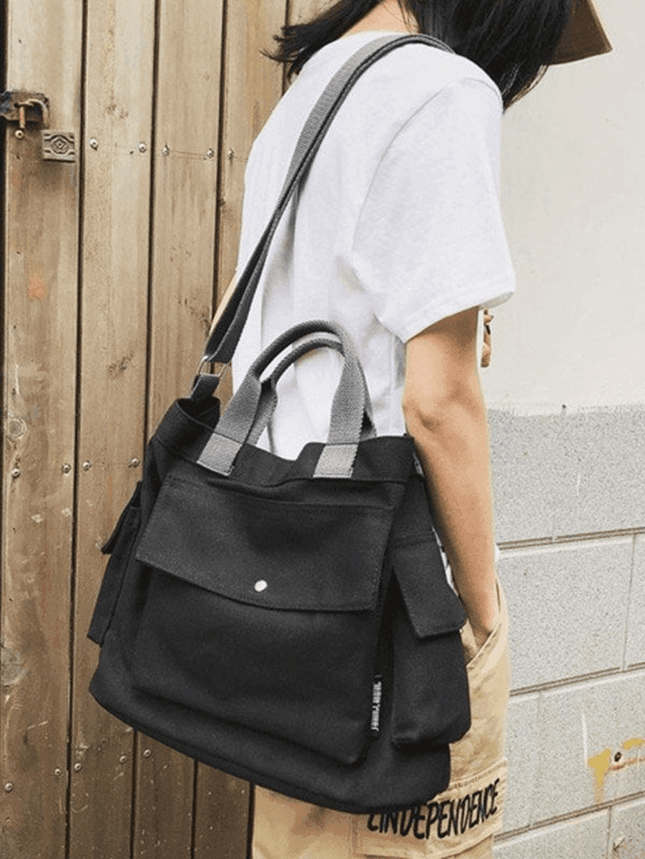 Levoire | Grand Sac En Toile Bandoulière