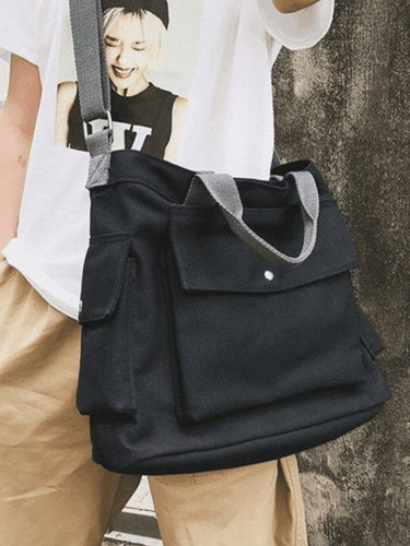 Levoire | Grand Sac En Toile Bandoulière