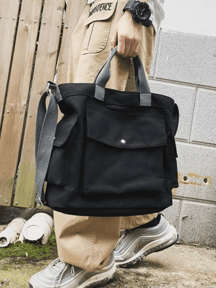 Levoire | Grand Sac En Toile Bandoulière