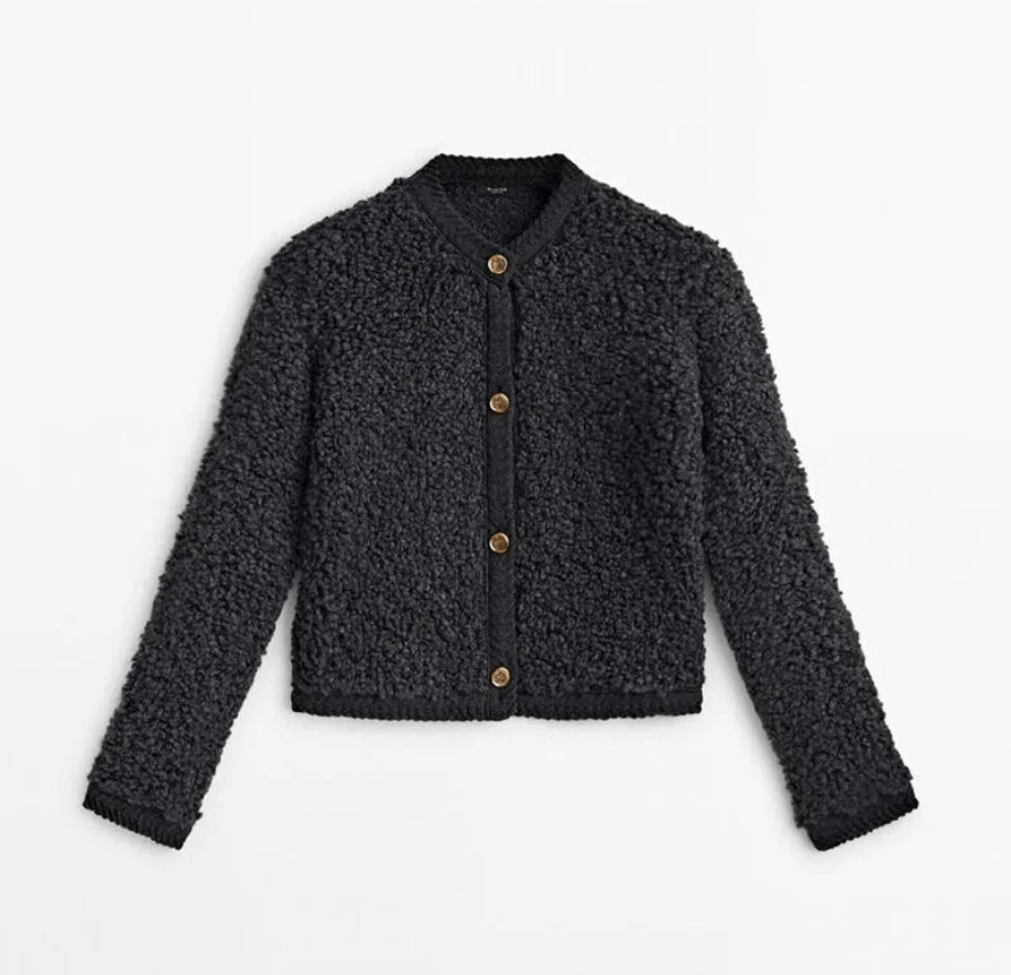 Levoire | Veste en fourrure pour femmes Chaude & Confortable Tendance & Luxueuse Veste en fourrure synthétique Noir