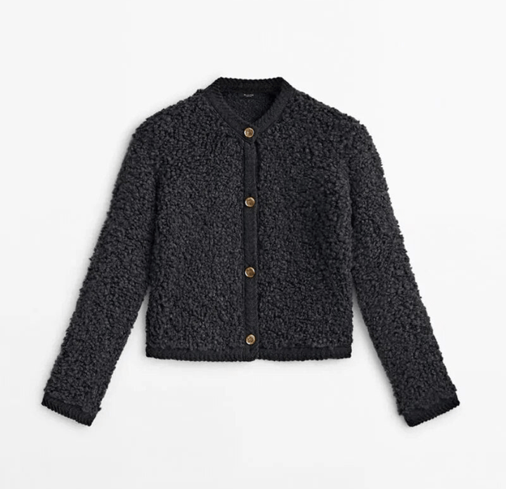 Levoire | Veste en fourrure pour femmes Chaude & Confortable Tendance & Luxueuse Veste en fourrure synthétique Noir