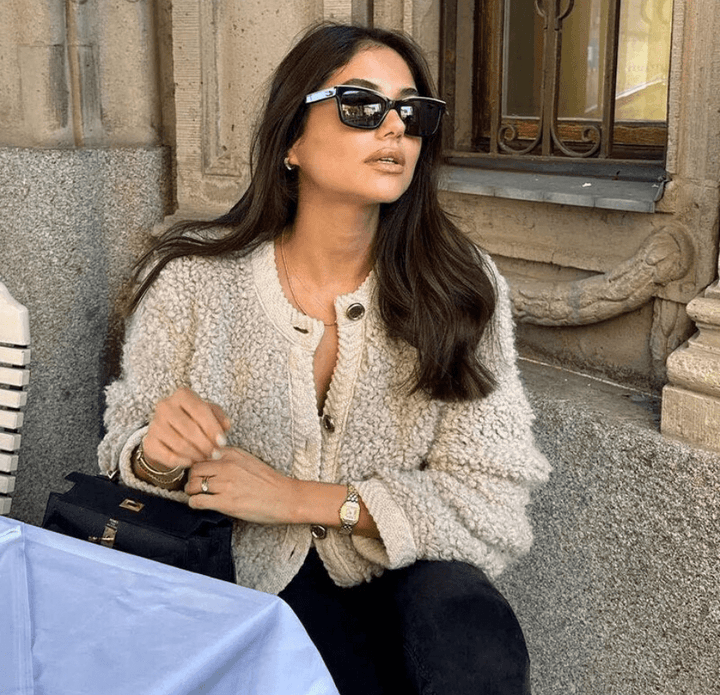 Levoire | Veste en fourrure pour femmes Chaude & Confortable Tendance & Luxueuse Veste en fourrure synthétique