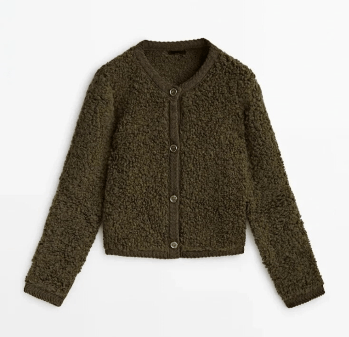 Levoire | Veste en fourrure pour femmes Chaude & Confortable Tendance & Luxueuse Veste en fourrure synthétique Vert