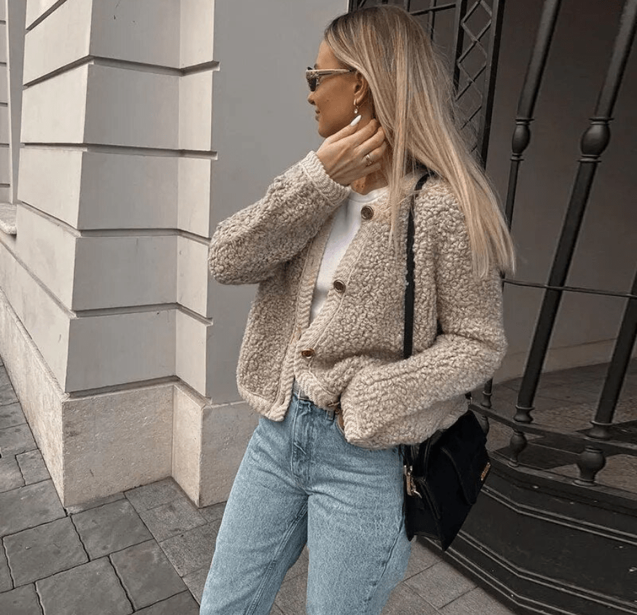 Levoire | Veste en fourrure pour femmes Chaude & Confortable Tendance & Luxueuse Veste en fourrure synthétique