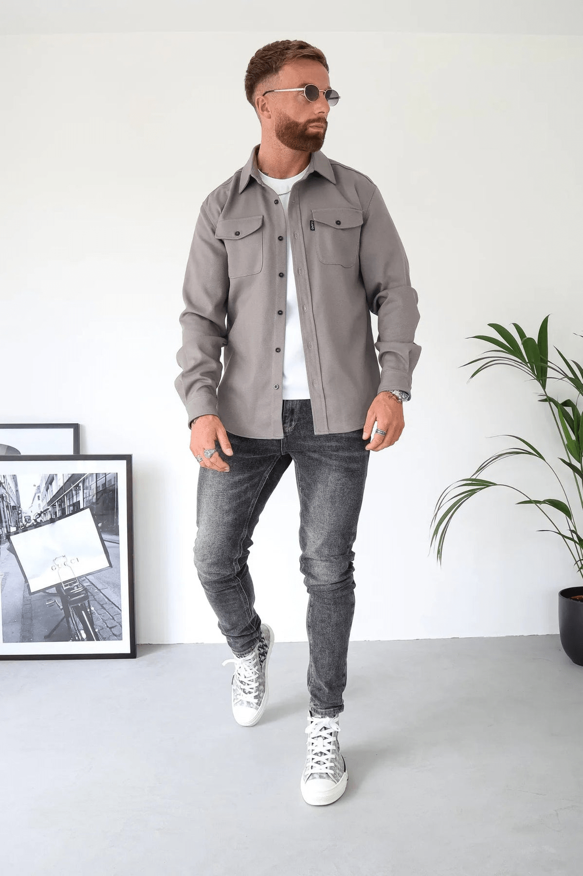 Levoire | Veste Élégante Toutes Occasions Homme Gris