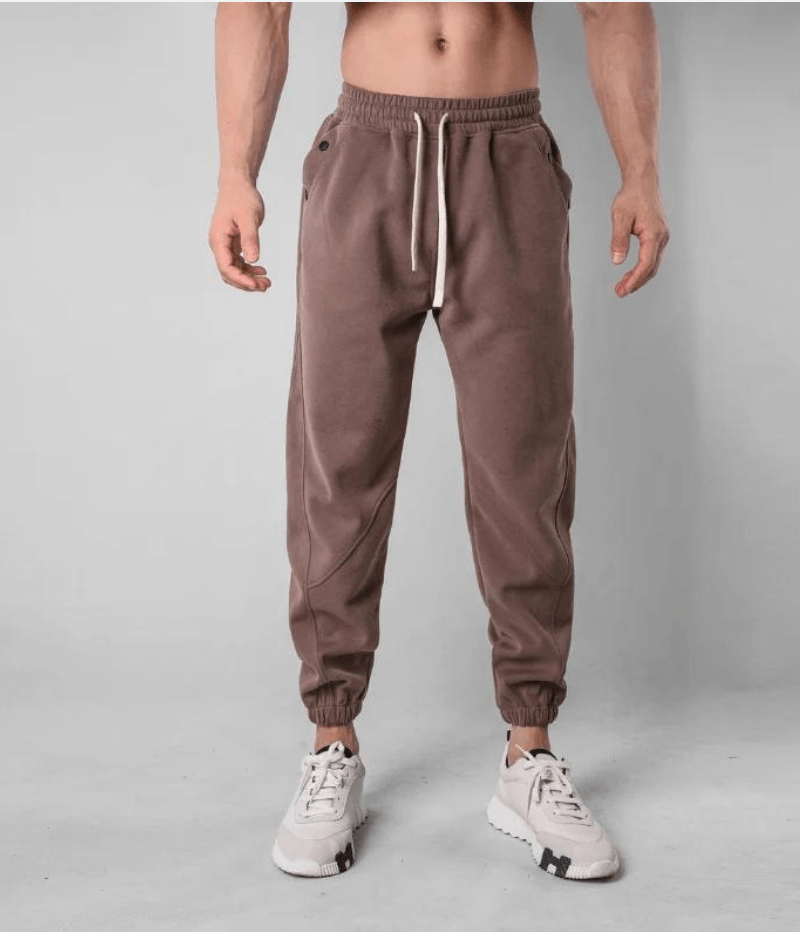 Levoire | Pantalon de jogging confortable pour hommes au style premium Braun