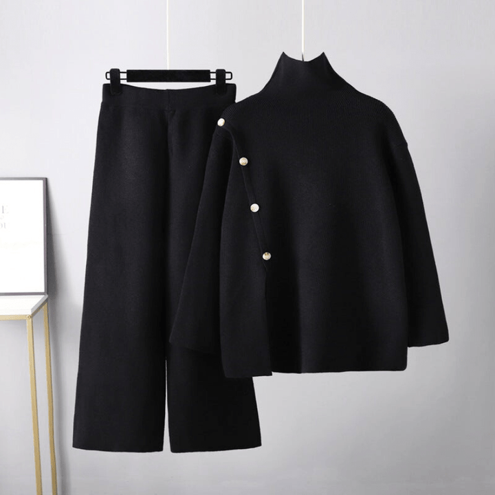 Levoire | Pull Femme Rayé Sweatshirt Automne Chaud Noir Taille unique (S-L)