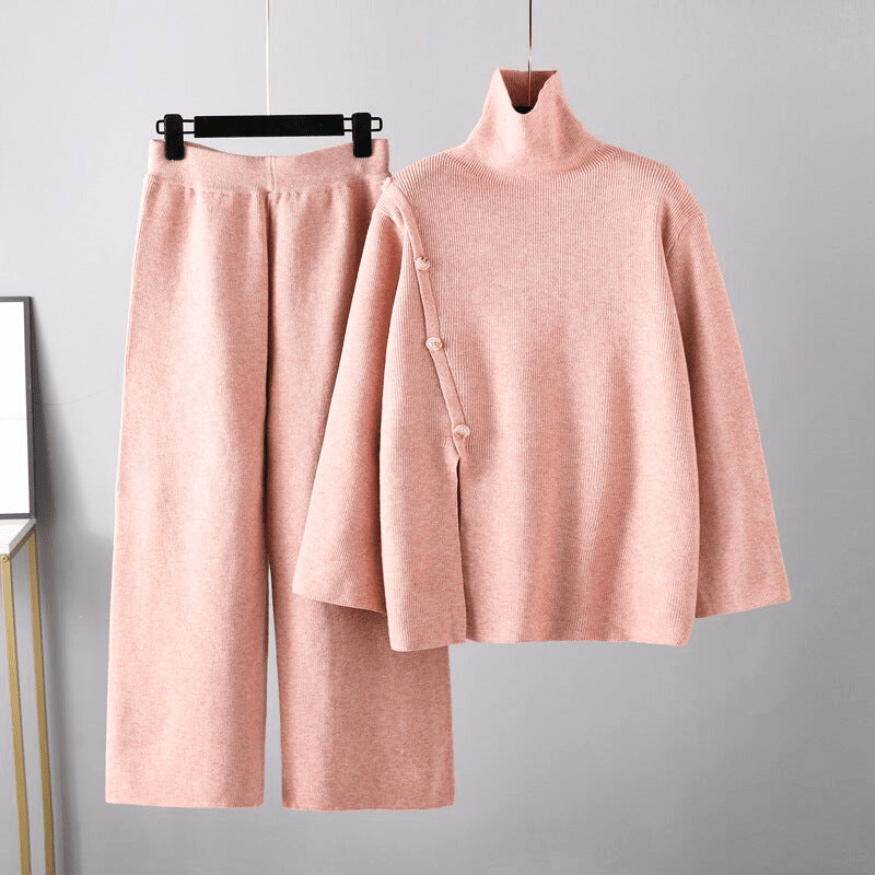 Levoire | Pull Femme Rayé Sweatshirt Automne Chaud Rosa Taille unique (S-L)