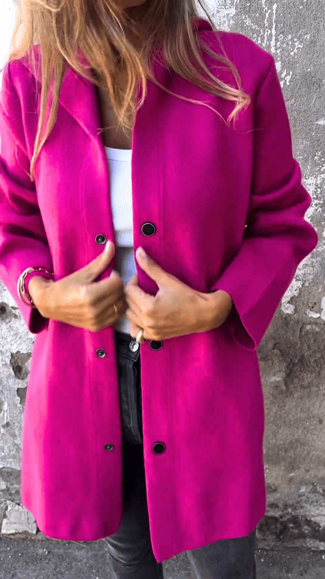 Levoire | Veste Cuir Femme Imperméable Élégante Lilas