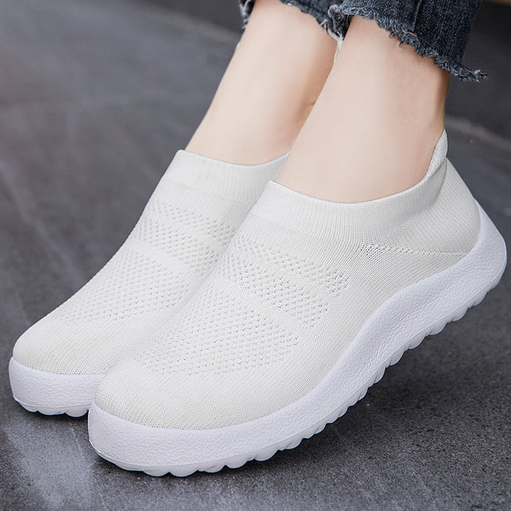 Levoire | Chaussures À Enfiler Pour Femmes Orthopédiques Confortables, Soutenantes & Respirantes Blanc