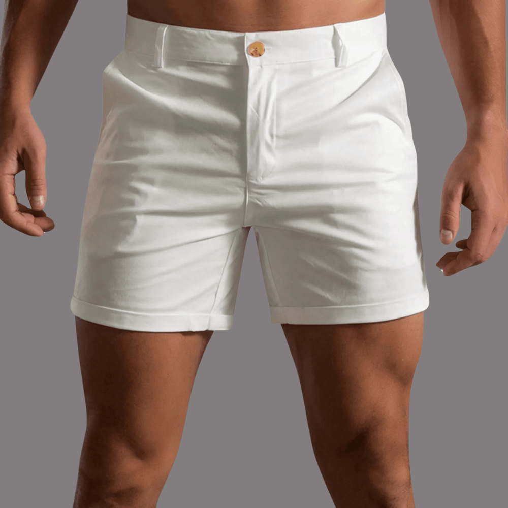 Levoire | Short Classique Décontracté Homme Blanc