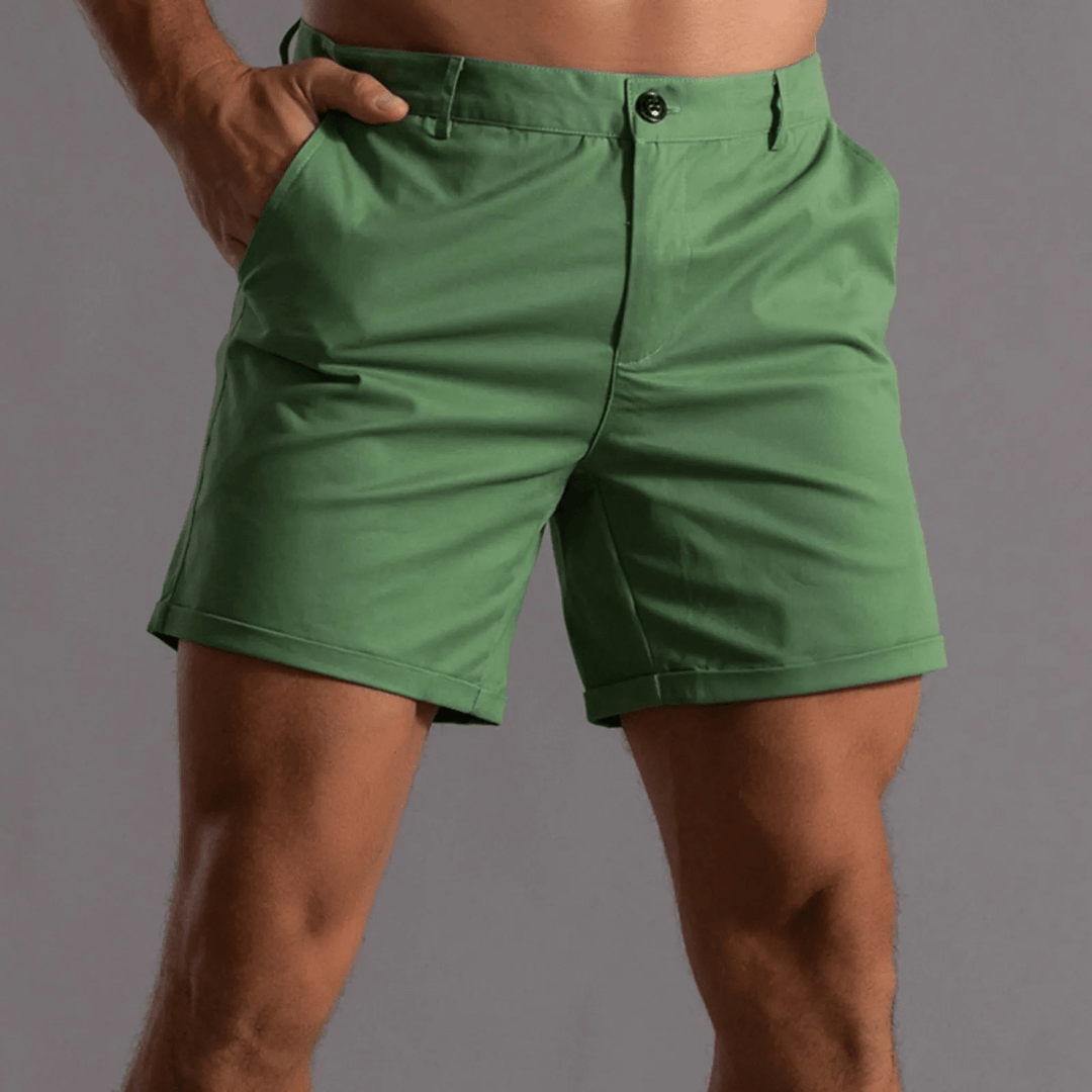 Levoire | Short Classique Décontracté Homme Vert