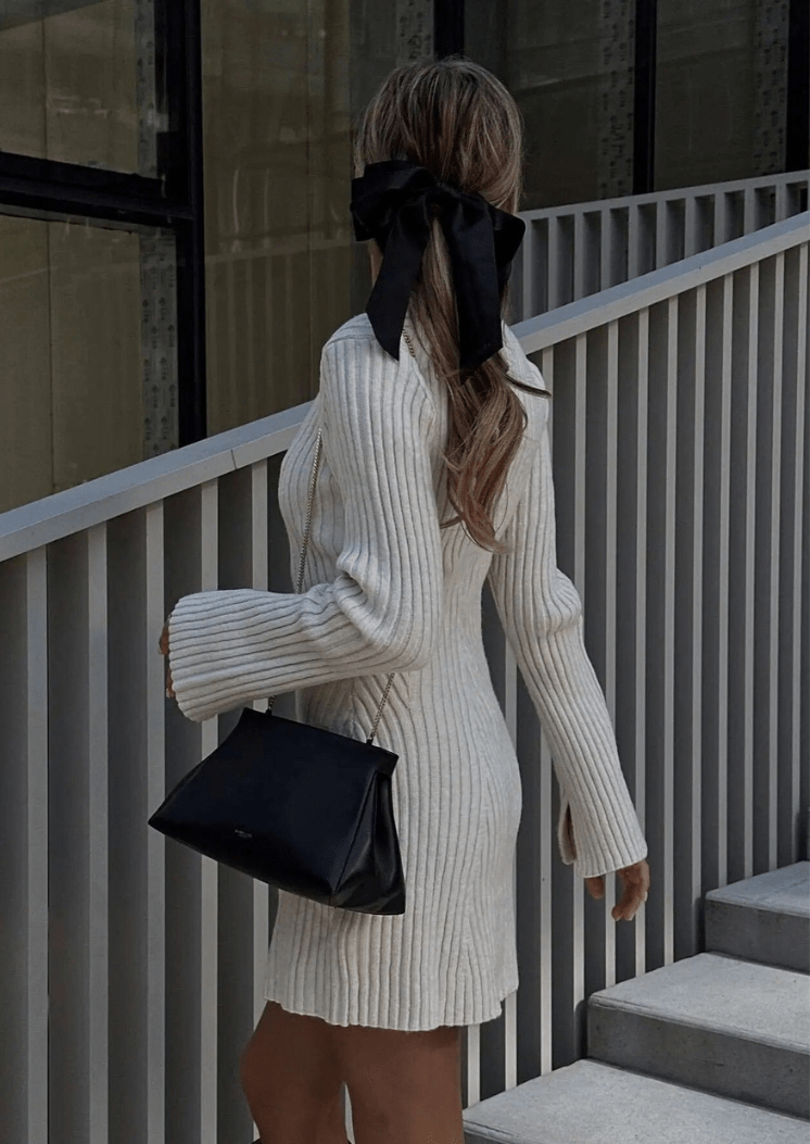 Levoire | Robe Tricotée Chaude Élégante