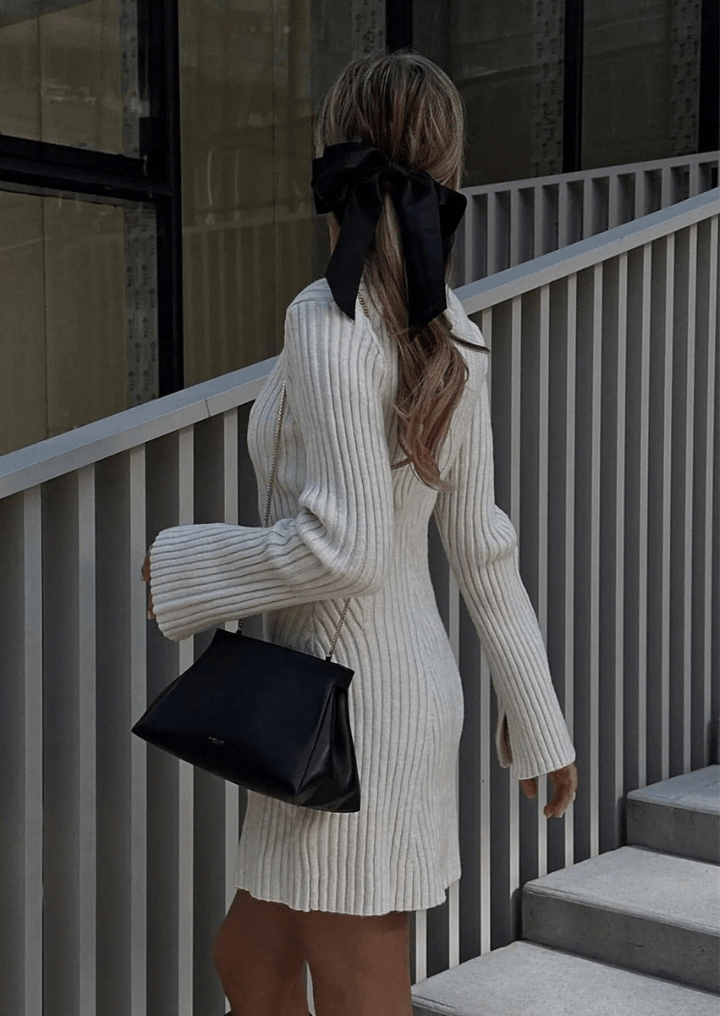 Levoire | Robe Tricotée Chaude Élégante
