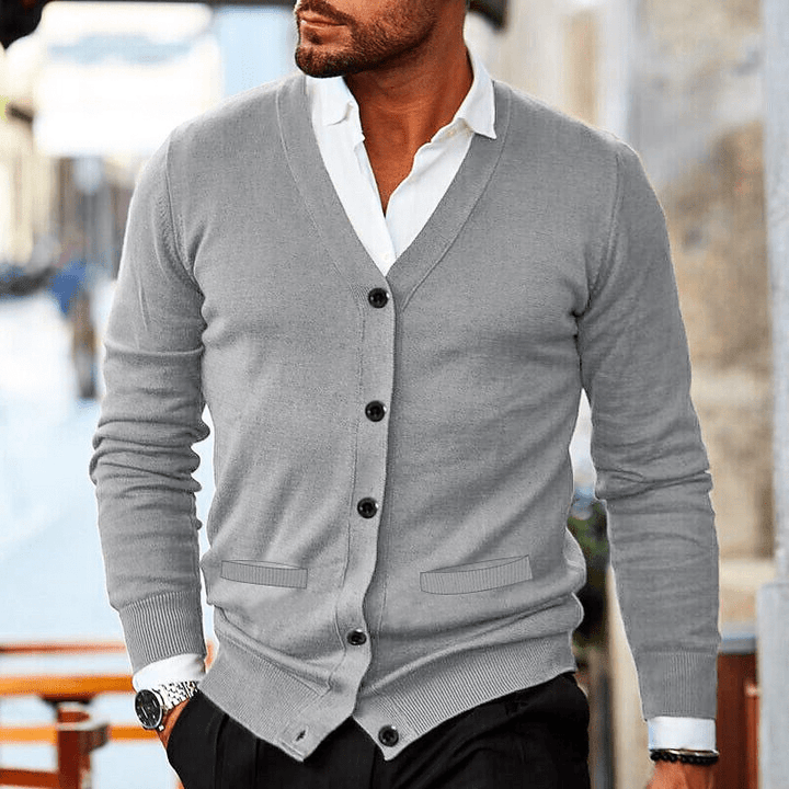 Levoire | Veste en tricot décontractée pour hommes, gilet confortable et design classique