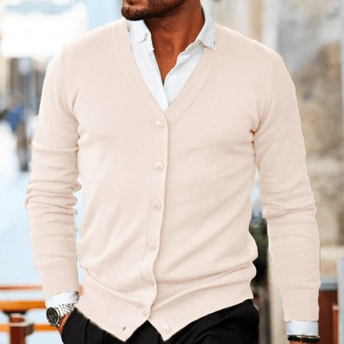 Levoire | Veste en tricot décontractée pour hommes, gilet confortable et design classique