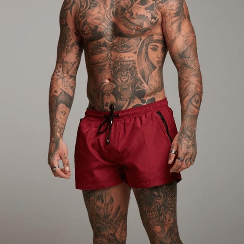 Levoire | Maillot Bain Homme Stylé Vin rouge